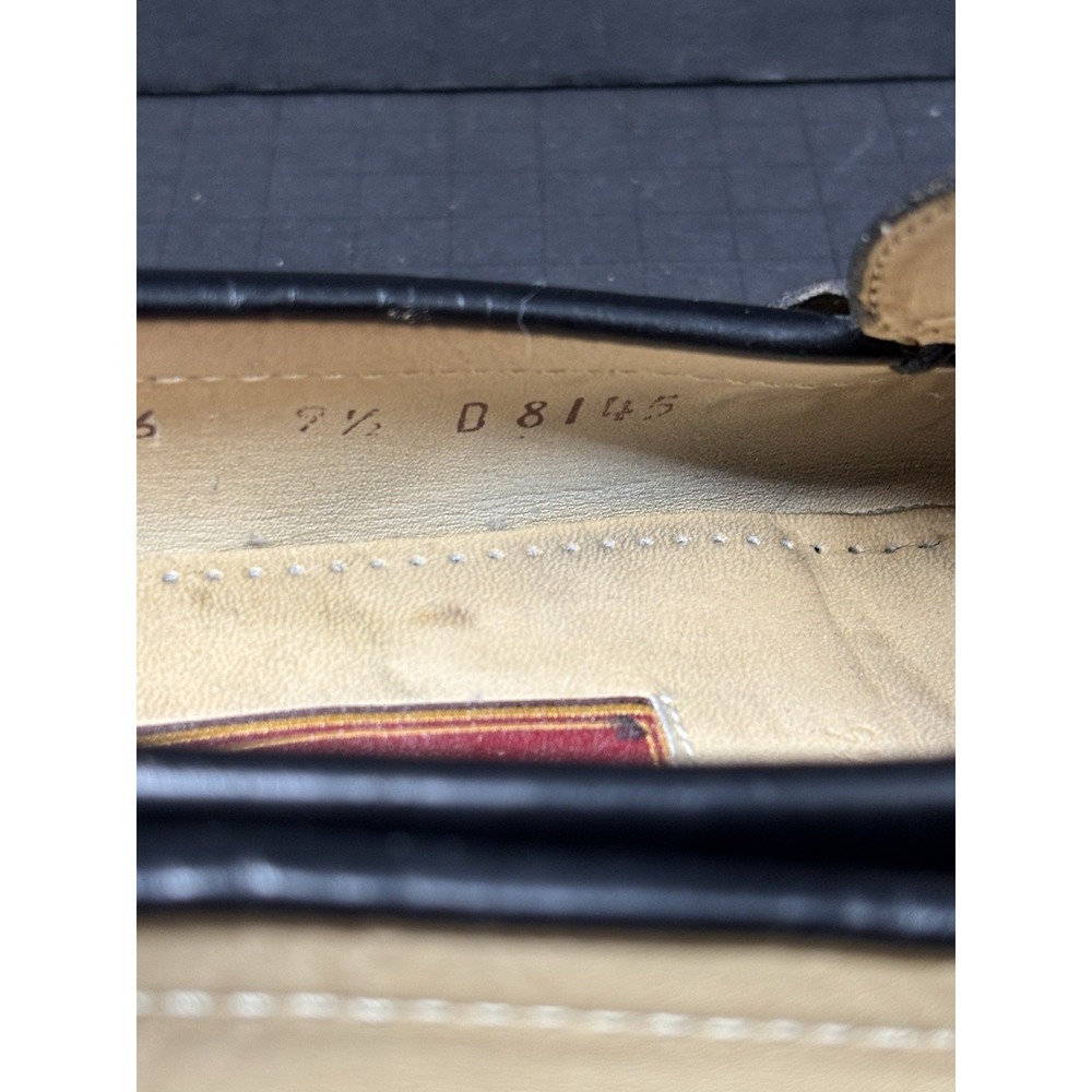 Cole Haan Mens Tassel Loafers‎ Sz 9.5 D Black Leather Classic Casual Dress Shoes - Picture 6 of 10